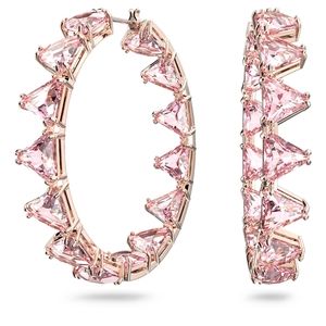 Like NWT Swarovski Hoop Earrings